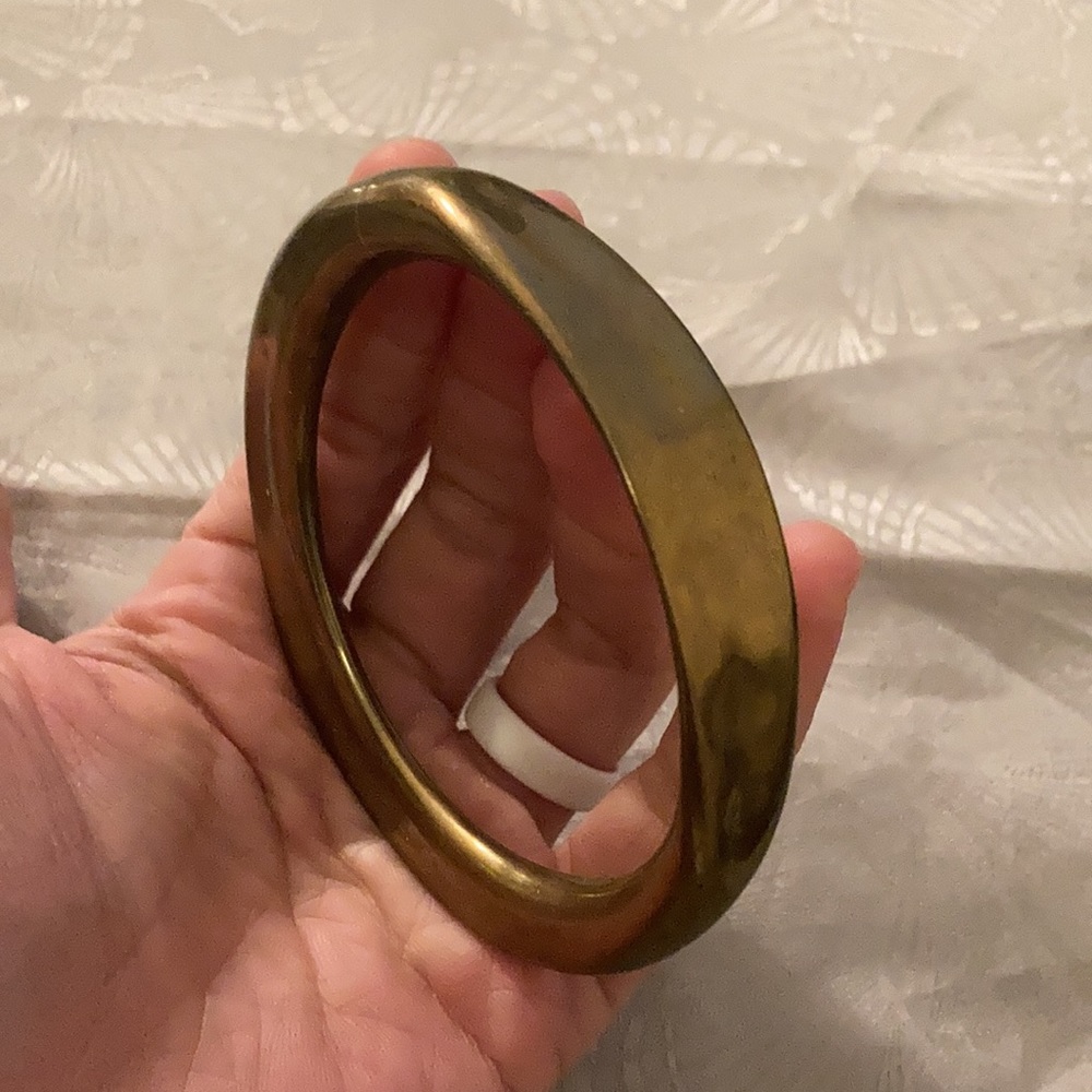 Handmade copper bangle - Picture 5 of 6